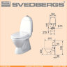 Крышка-сиденье для унитаза Svedbergs 9158 с микролифтом